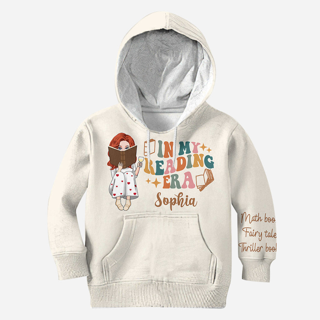 À l'époque où je lisais - T-shirt personnalisé avec des livres