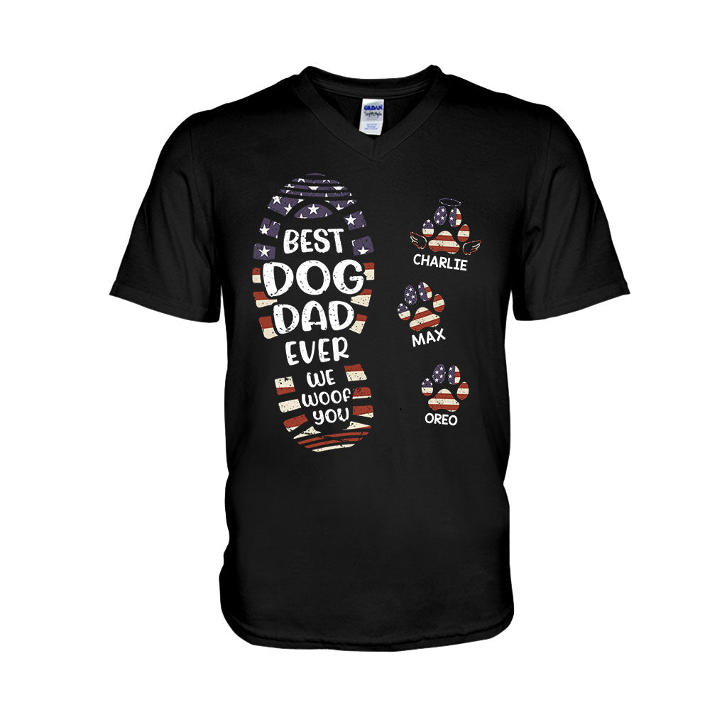 Bonne fête des pères au meilleur papa chien/chat ! T-shirt et sweat à capuche personnalisés pour papa.