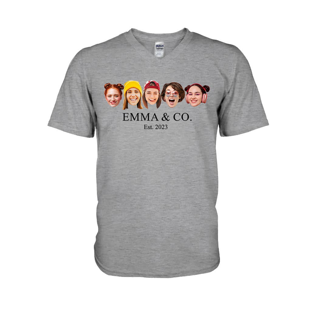 Besties & Co. Face Custom - T-shirt et sweat à capuche personnalisés pour meilleures amies