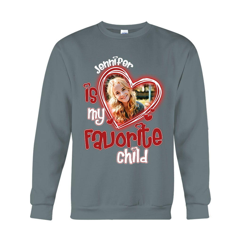 L'enfant préféré de maman - T-shirt et sweat à capuche personnalisés pour maman