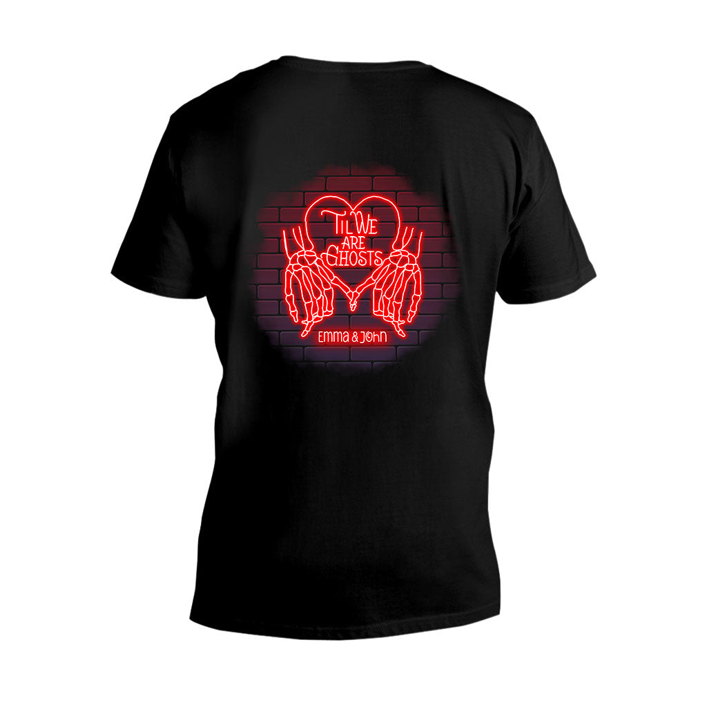Jusqu'à ce que nous soyons des fantômes - T-shirt et sweat à capuche personnalisés pour couples