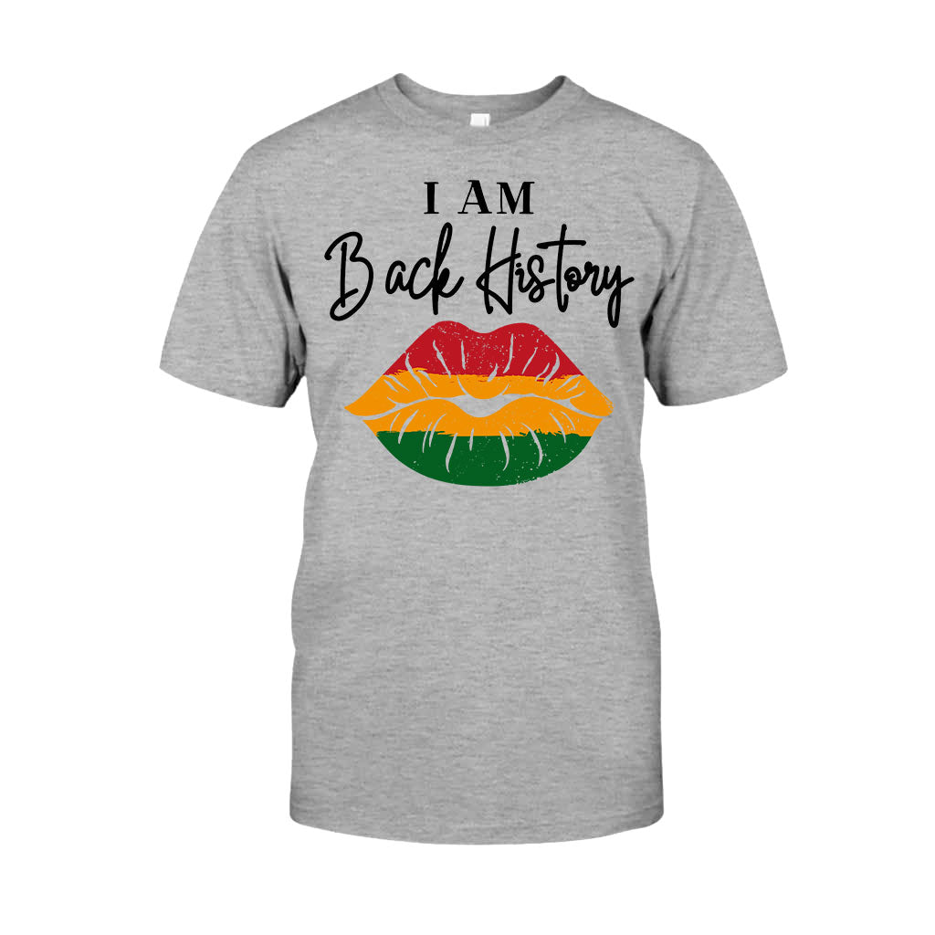 Je suis l'histoire des Noirs - T-shirt et sweat à capuche personnalisés pour Afro-Américains