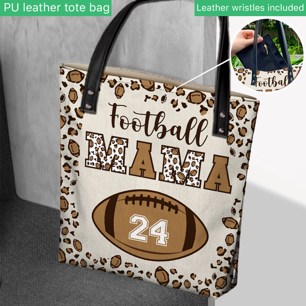 Maman de footballeur - Sac fourre-tout de football personnalisé