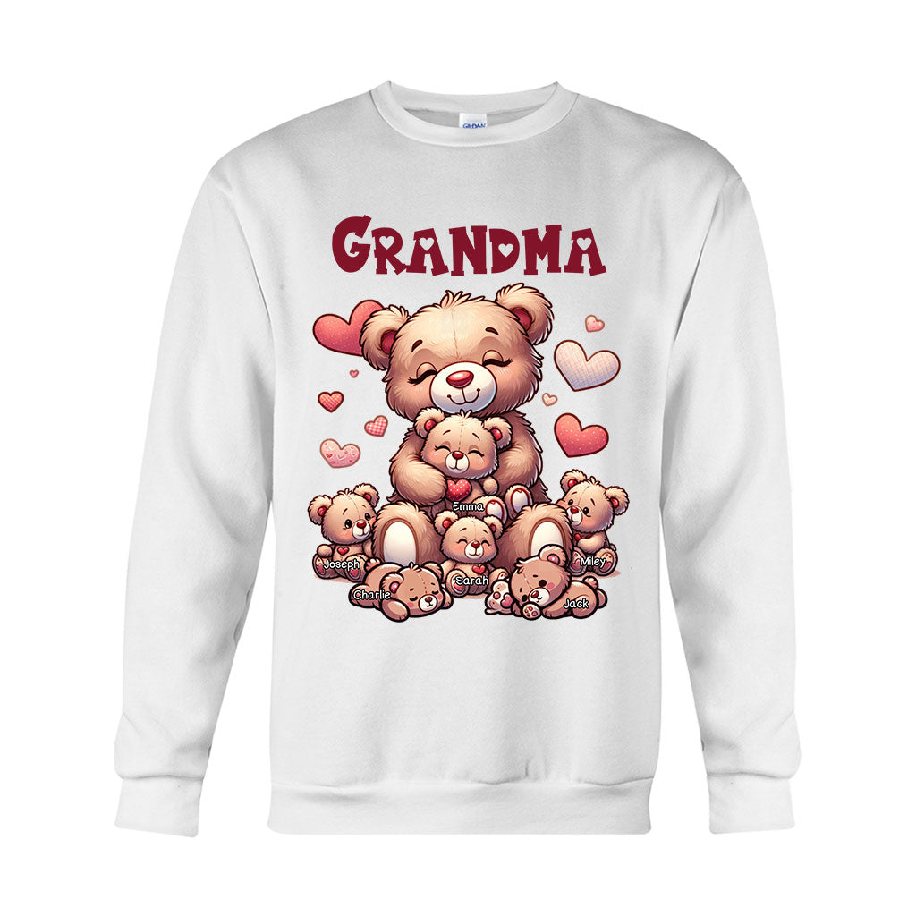 Grand-mère Ours - T-shirt et sweat à capuche personnalisés pour grand-mère
