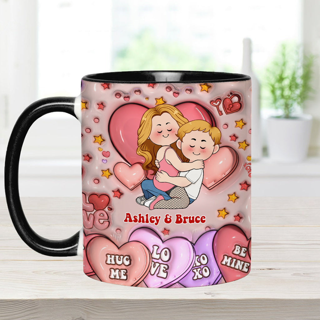 Je t'aime - Mug personnalisé pour couple
