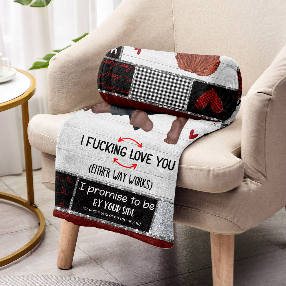 Je t'aime - Couverture afro-américaine personnalisée