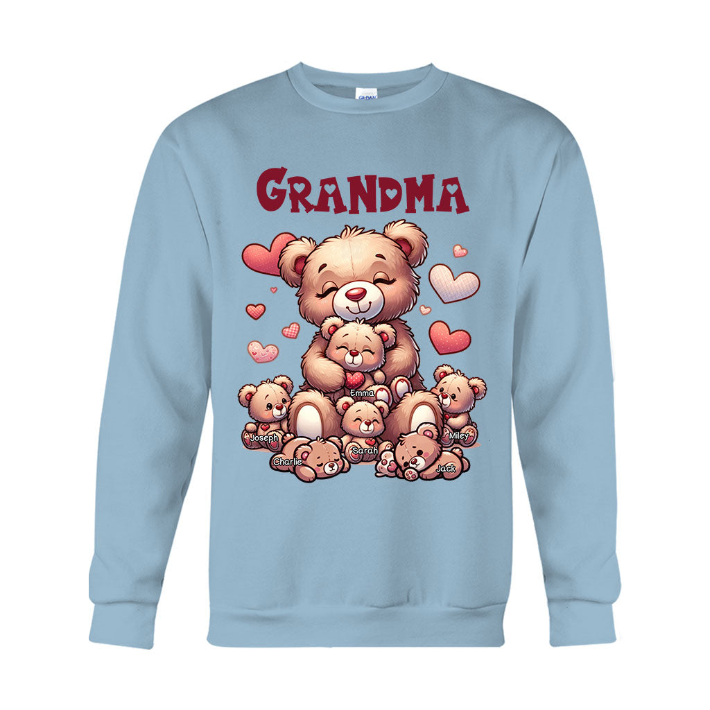 Grand-mère Ours - T-shirt et sweat à capuche personnalisés pour grand-mère