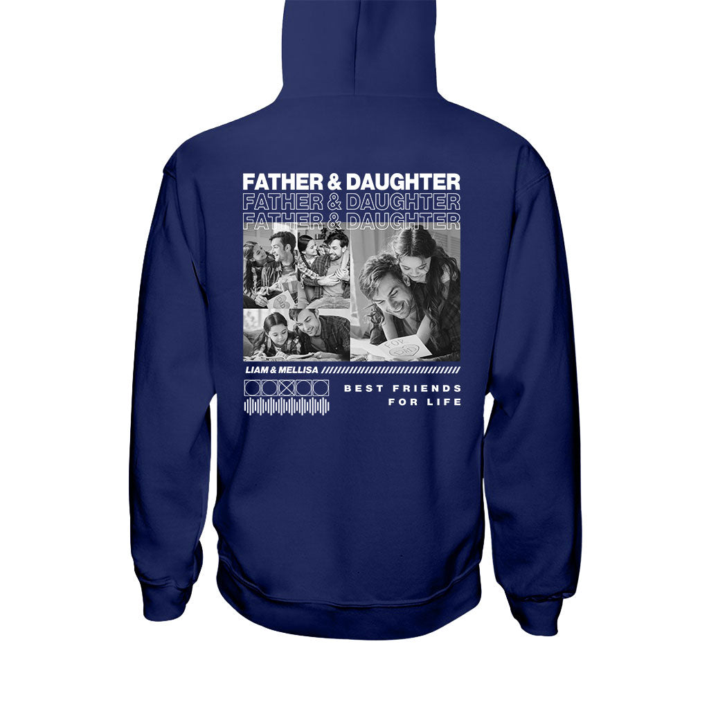 Père et fils, meilleure amie - T-shirt et sweat à capuche personnalisés pour papa