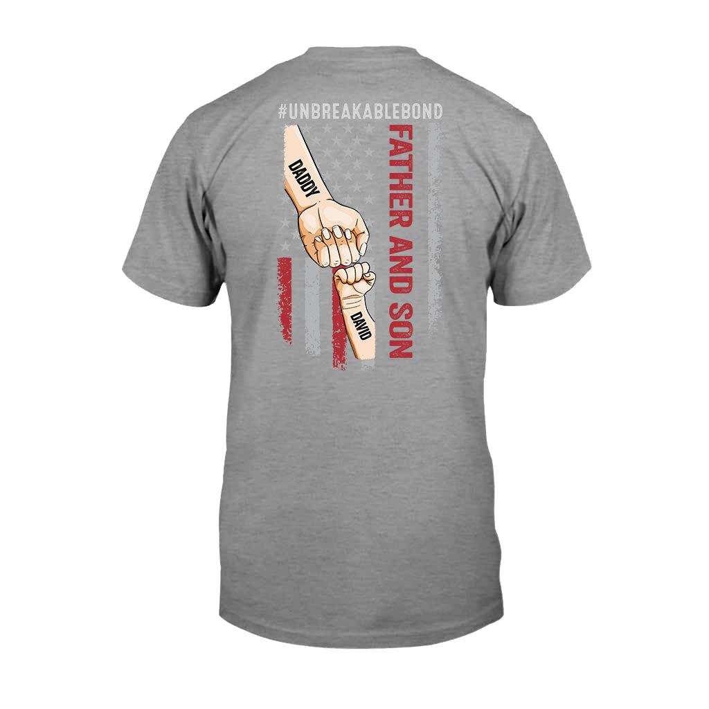 Père Fils Bon Incassable - T-shirt et sweat à capuche personnalisés pour papa