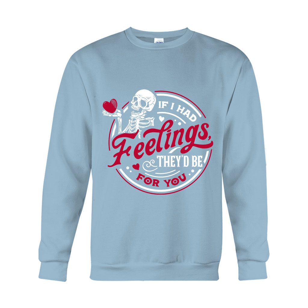 Si j'avais des sentiments, ils seraient pour toi - T-shirt et sweat à capuche pour couple