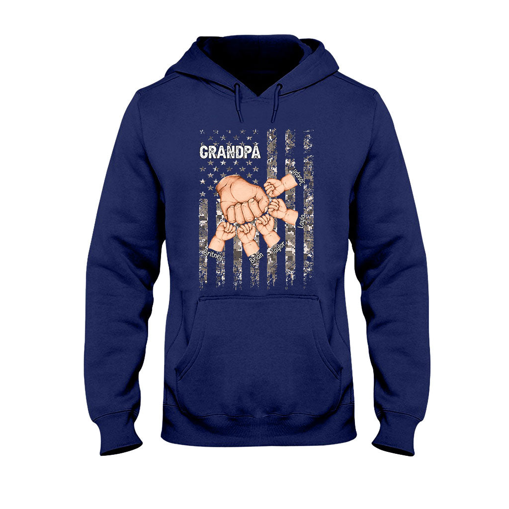 Meilleur grand-père/papa/père du monde - T-shirt et sweat à capuche personnalisés pour grand-père