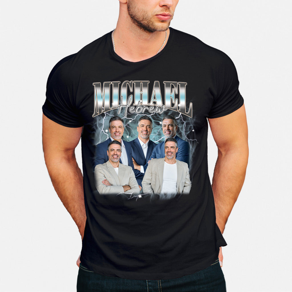 Texte et photos personnalisés - cadeau pour tous - T-shirt et sweat à capuche personnalisés