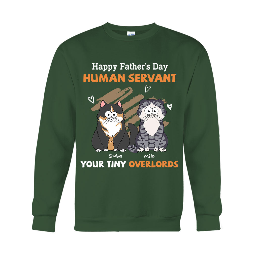 À mon serviteur humain - T-shirt et sweat à capuche personnalisés pour chat