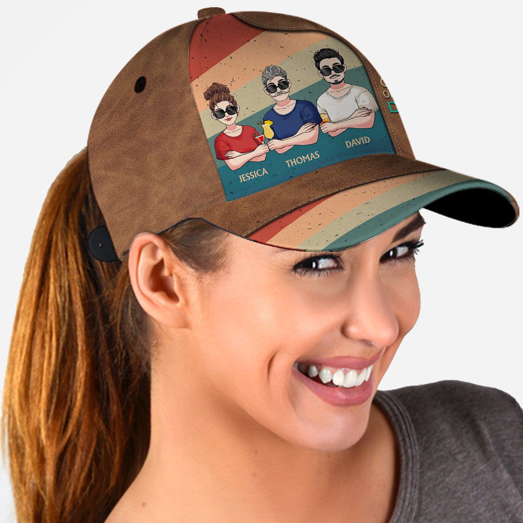 Casquette classique personnalisée « Fier papa, maman, grand-mère, grand-père de quelques enfants »