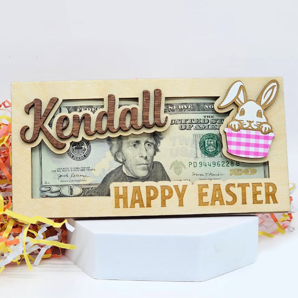 Porte-monnaie lapin - Porte-monnaie lapin personnalisé pour Pâques