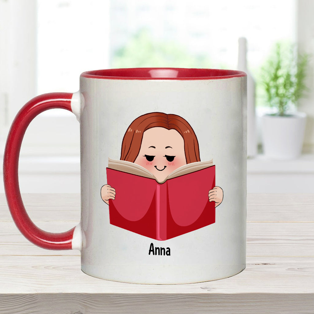 Ce livre que je lis est pratiquement de la pornographie - Mug personnalisé à motif de livre