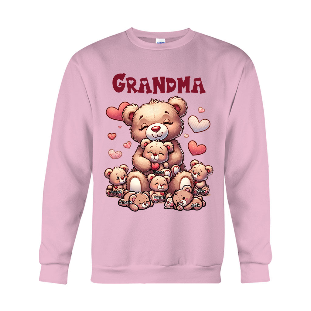 Grand-mère Ours - T-shirt et sweat à capuche personnalisés pour grand-mère