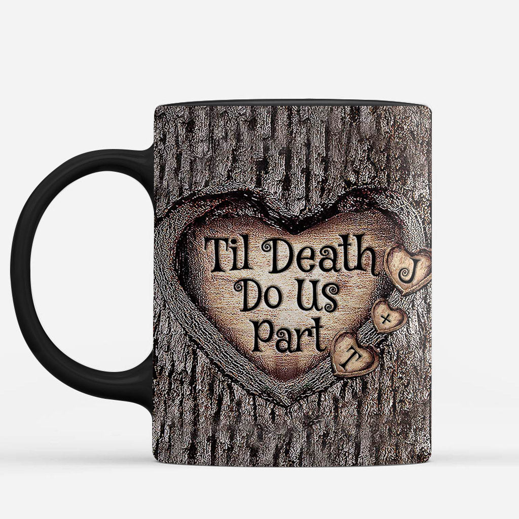 Jusqu'à ce que la mort nous sépare - Mug personnalisé pour couple