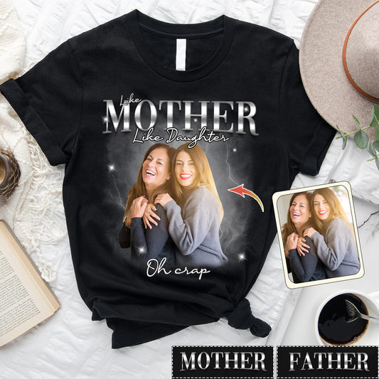 Telle mère, tel père, tel fils, telle fille - T-shirt et sweat à capuche personnalisés pour maman