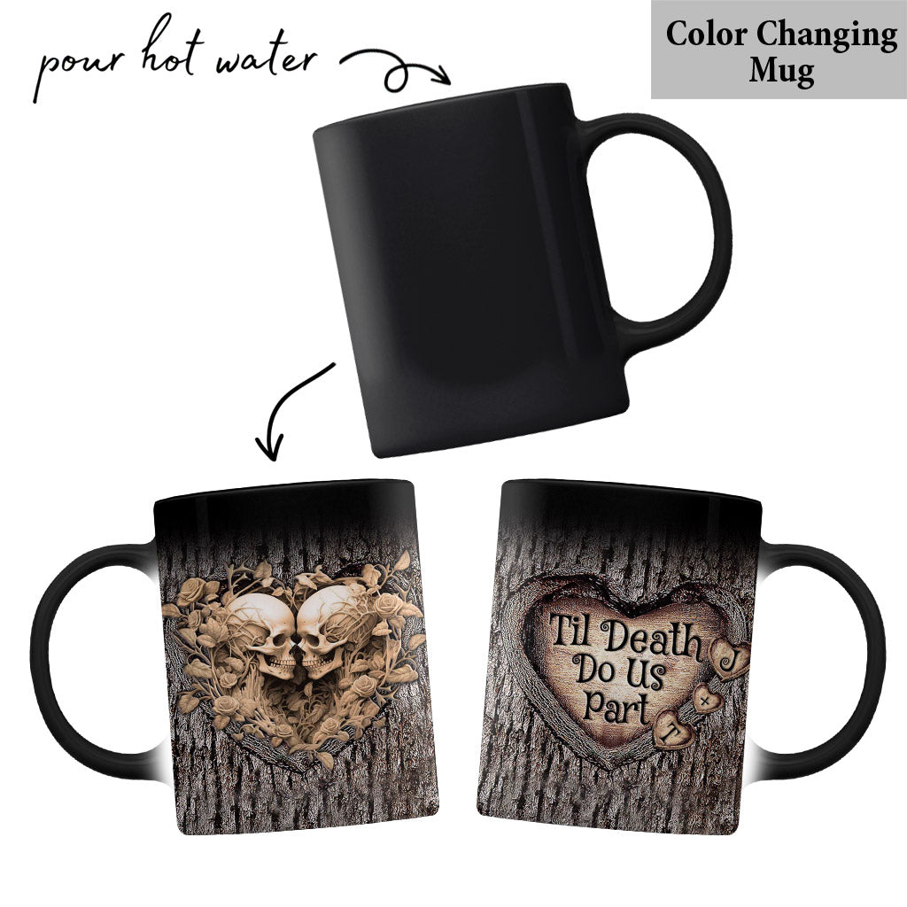 Jusqu'à ce que la mort nous sépare - Mug personnalisé pour couple
