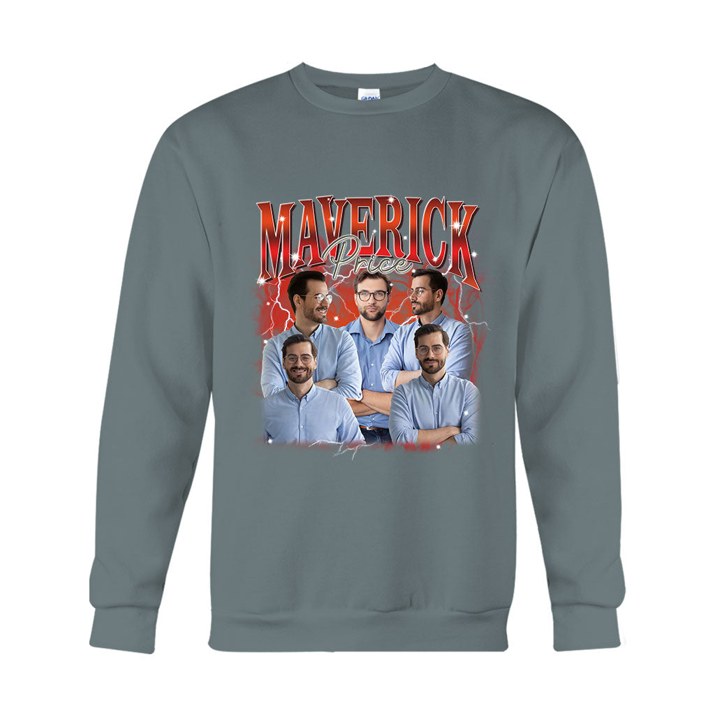 Custom Text And Photos - gift for anyone - Personalized T-shirt And Hoodie