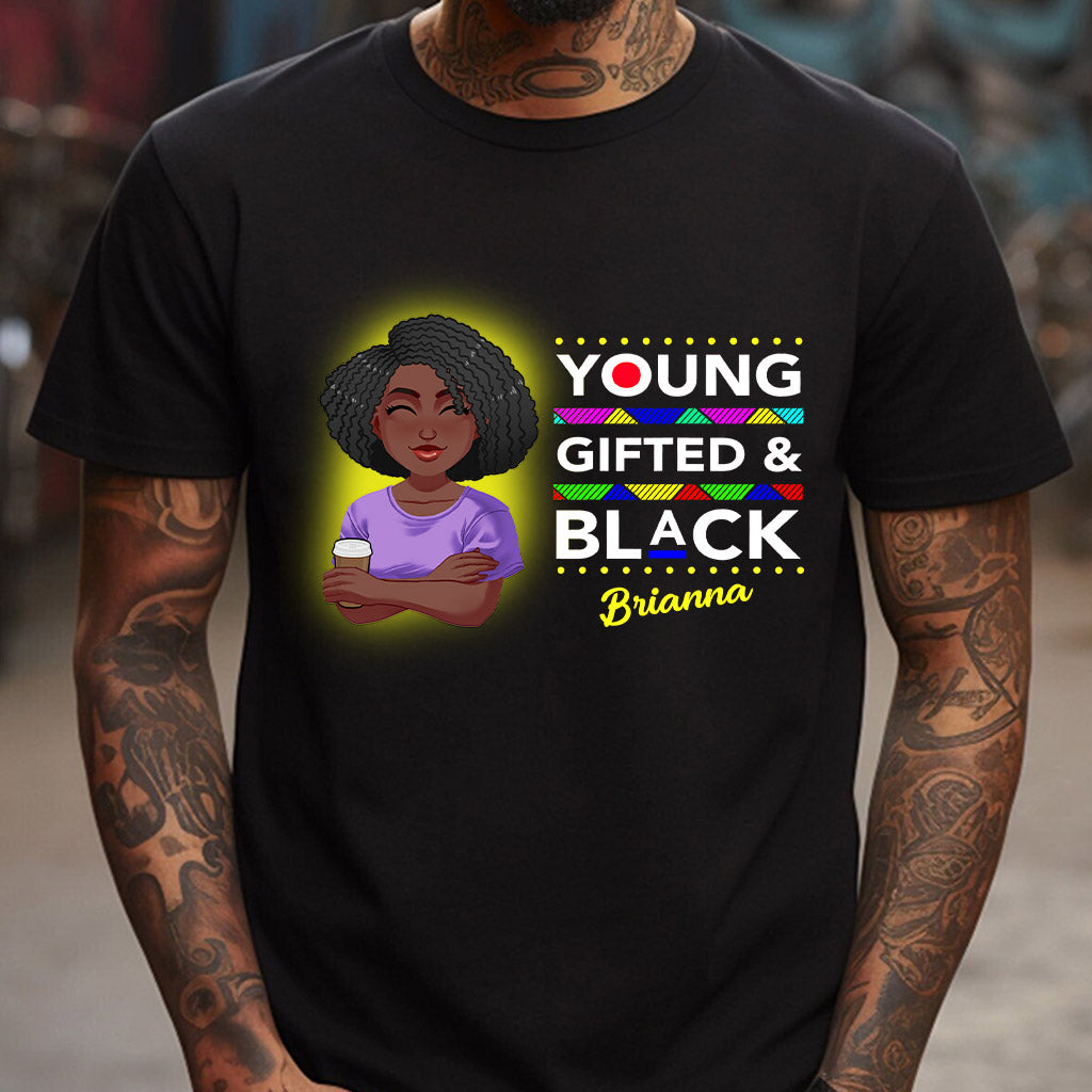 Jeune Noir surdoué - T-shirt et sweat à capuche afro-américains personnalisés