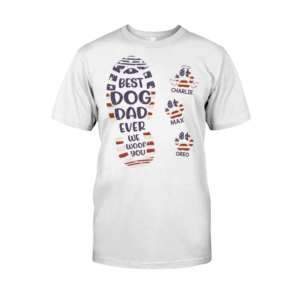 Bonne fête des pères au meilleur papa chien/chat ! T-shirt et sweat à capuche personnalisés pour papa.