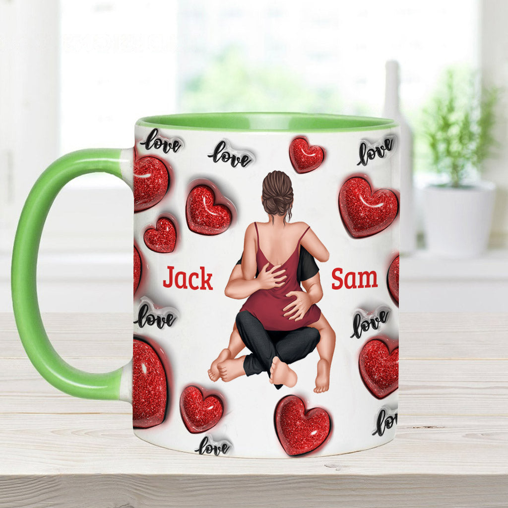 Mug personnalisé pour couple « Je t'aime tous les jours »