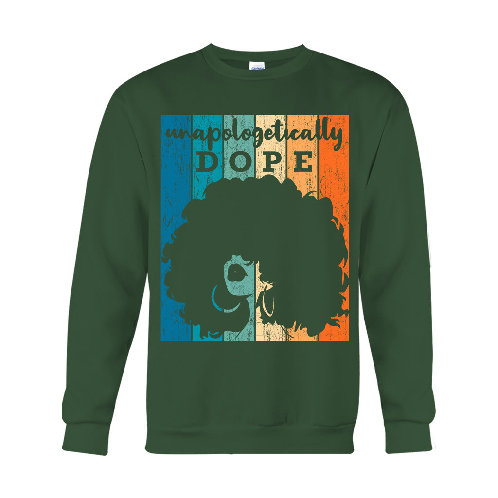 Unapologetically Dope - T-shirt et sweat à capuche afro-américain