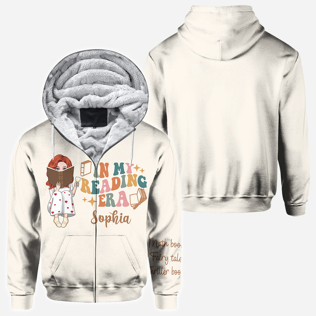 À l'époque où je lisais - T-shirt personnalisé avec des livres