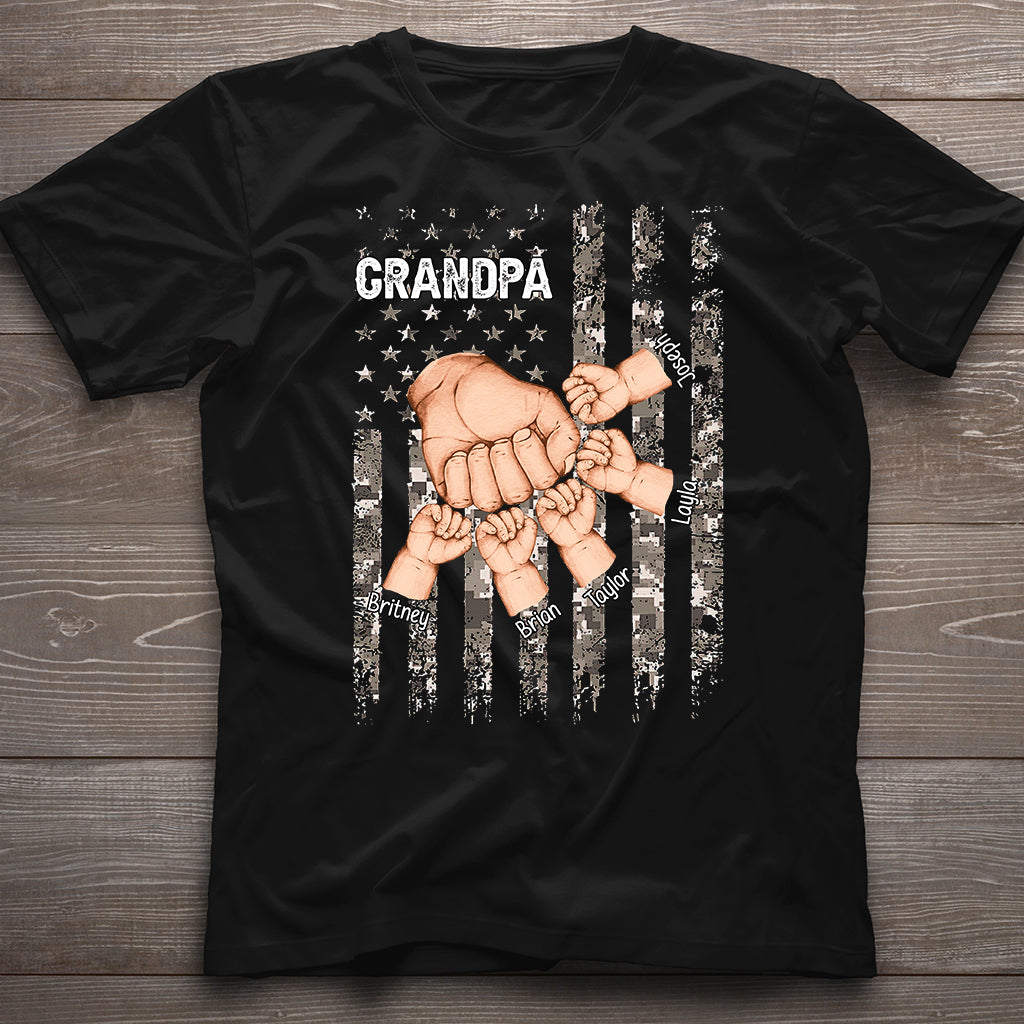 Meilleur grand-père/papa/père du monde - T-shirt et sweat à capuche personnalisés pour grand-père