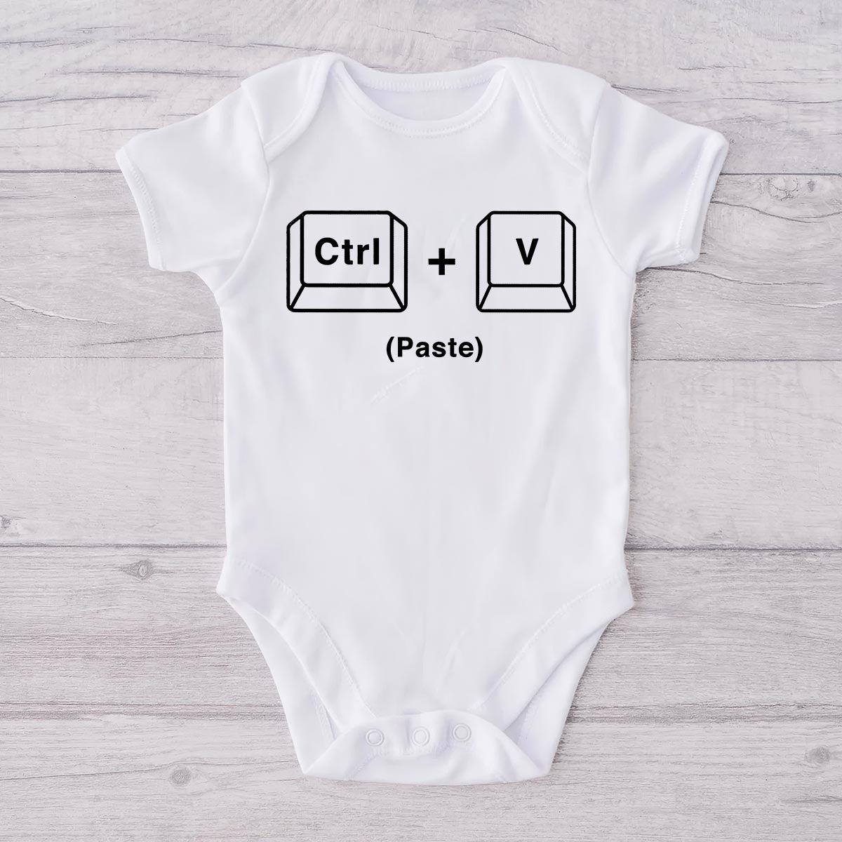 Copy Paster - T-shirt personnalisé pour papa et body pour bébé