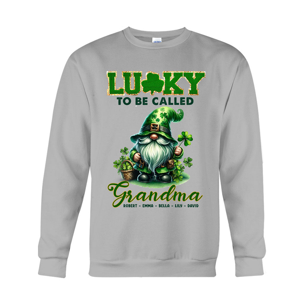 Lucky To Be Called Nana/ Mimi... - Personalized Grandma T-shirt And Hoodie