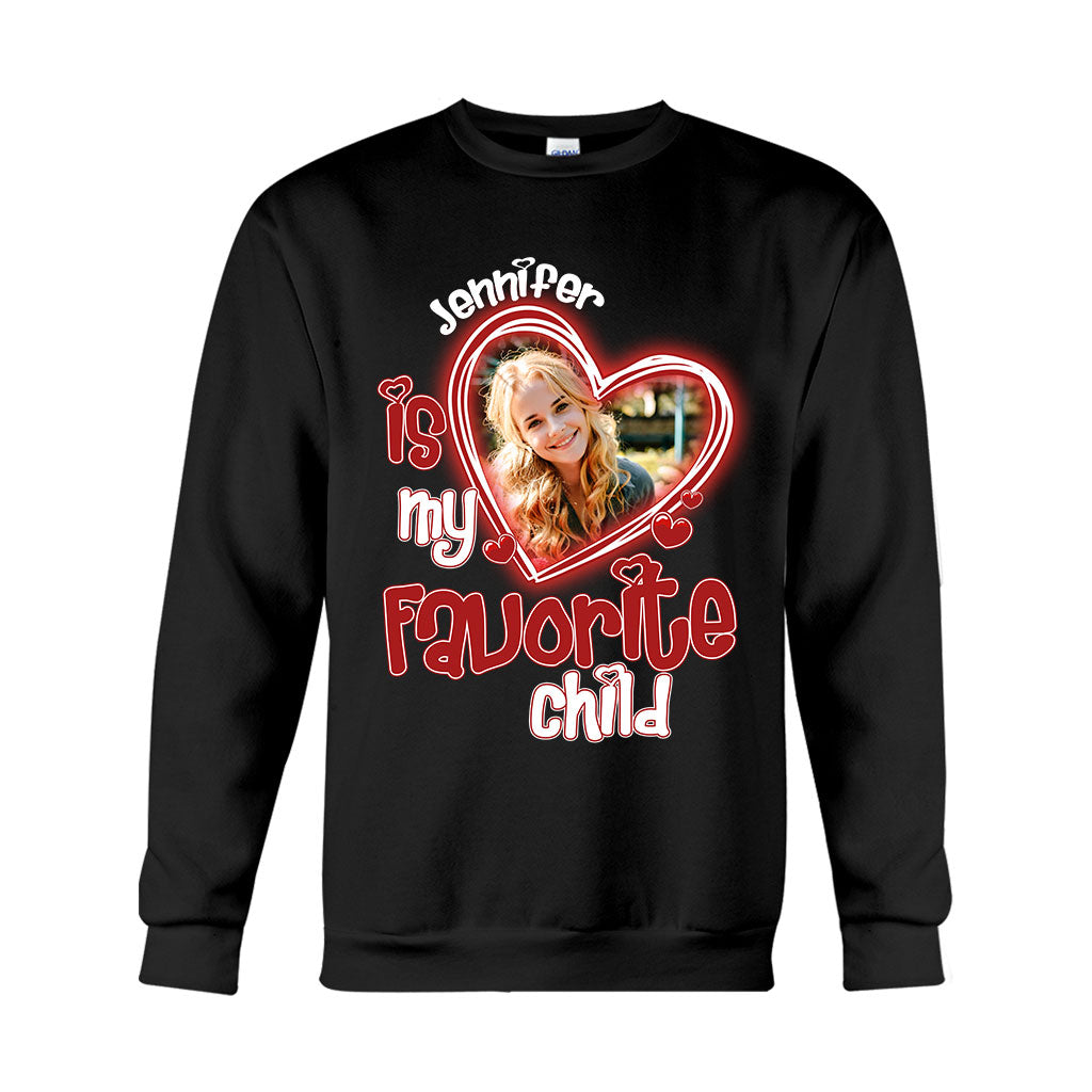 L'enfant préféré de maman - T-shirt et sweat à capuche personnalisés pour maman