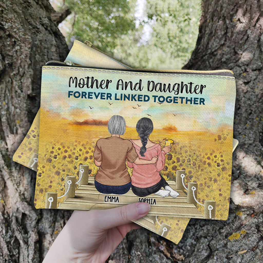 Mother And Daughters - Personalized Mother Pouch