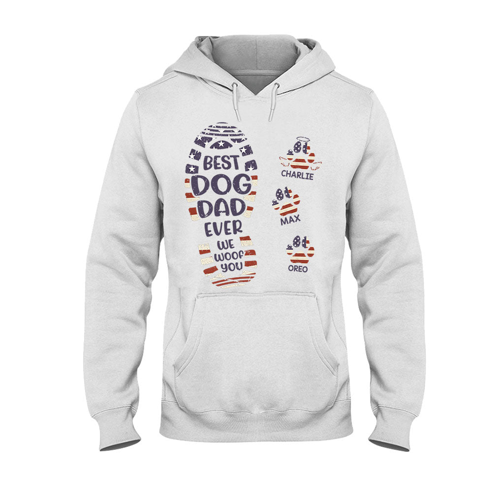 Bonne fête des pères au meilleur papa chien/chat ! T-shirt et sweat à capuche personnalisés pour papa.