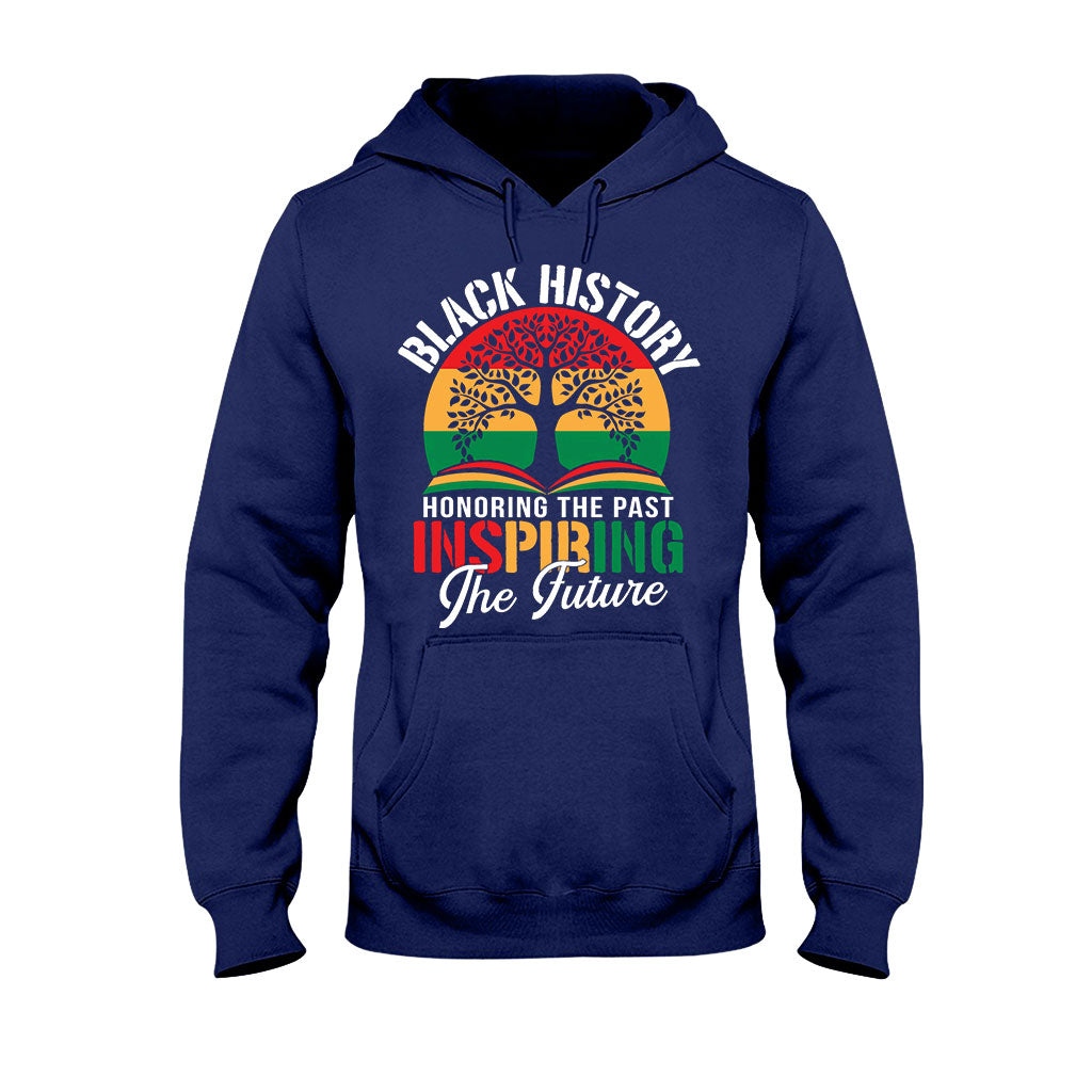Black History Honoring The Past Inspiring The Future - Personalized African American T-shirt And Hoodie