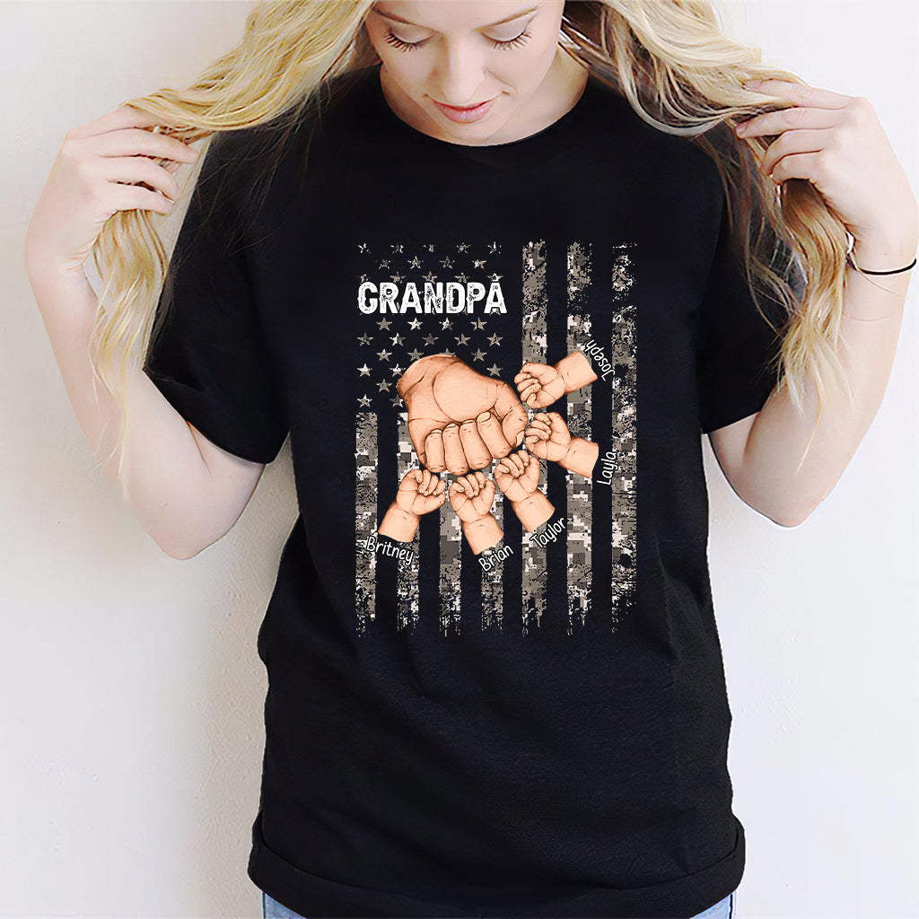 Meilleur grand-père/papa/père du monde - T-shirt et sweat à capuche personnalisés pour grand-père