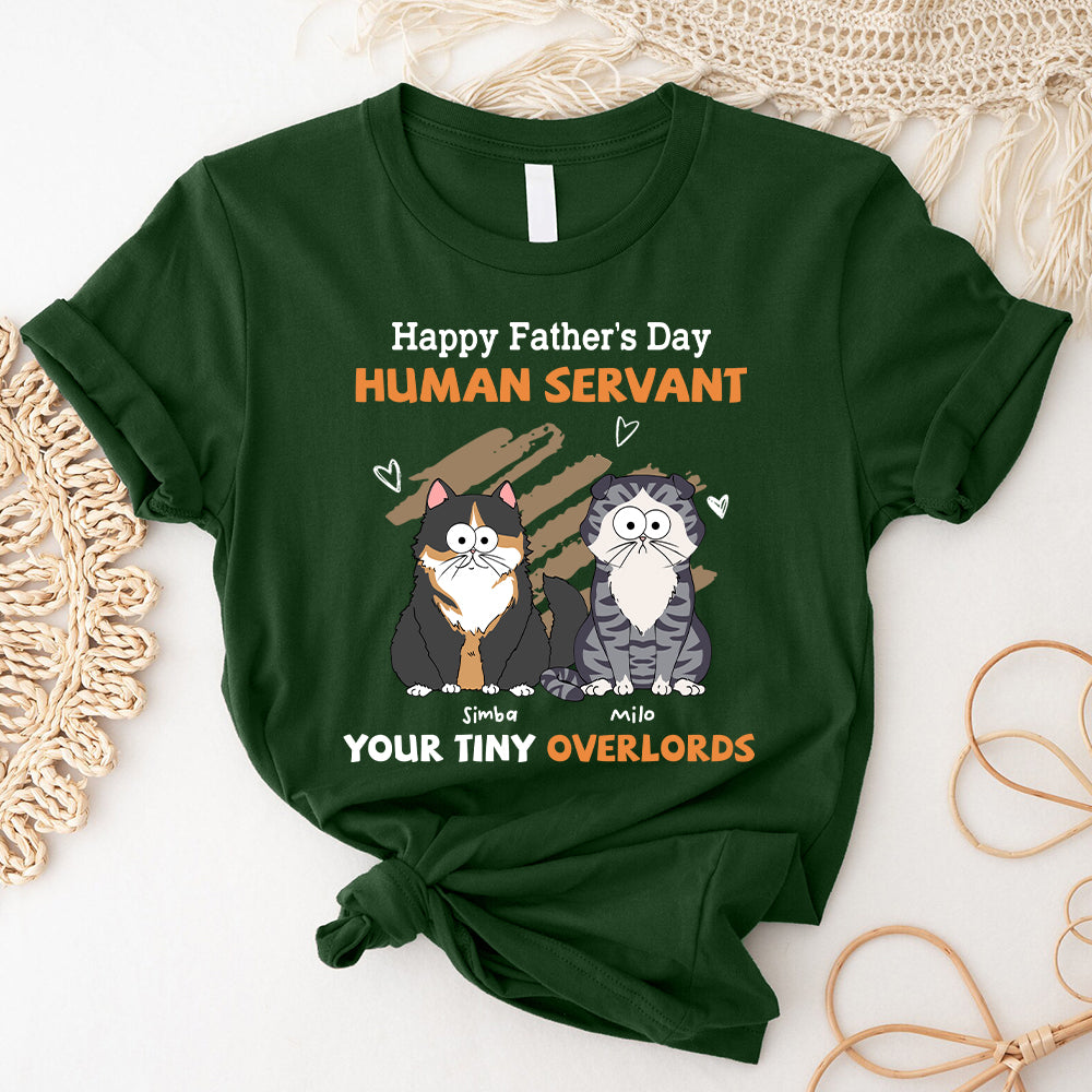 À mon serviteur humain - T-shirt et sweat à capuche personnalisés pour chat