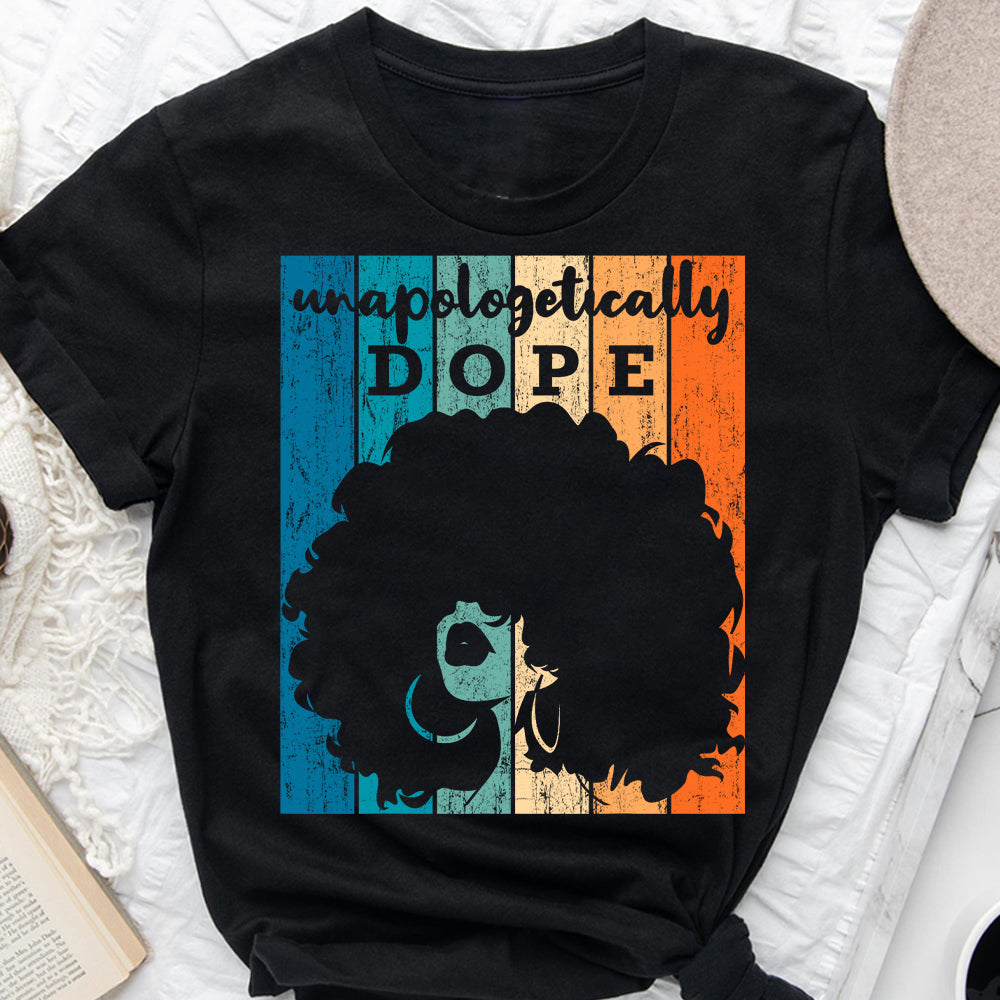 Unapologetically Dope - T-shirt et sweat à capuche afro-américain