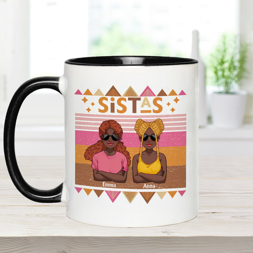 Black Girl Magic - Personalized African American Accent Mug
