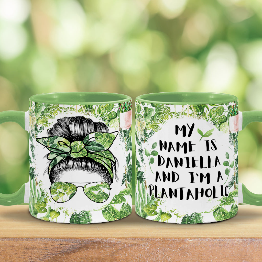 Je suis passionné(e) de plantes, quel que soit votre nom - Mug personnalisé pour les amoureux du jardinage