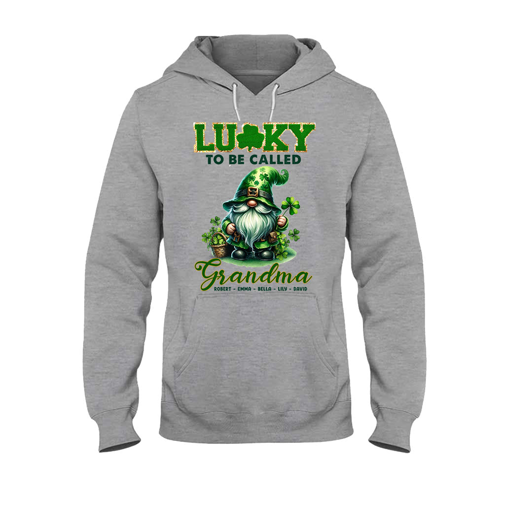 Lucky To Be Called Nana/ Mimi... - Personalized Grandma T-shirt And Hoodie