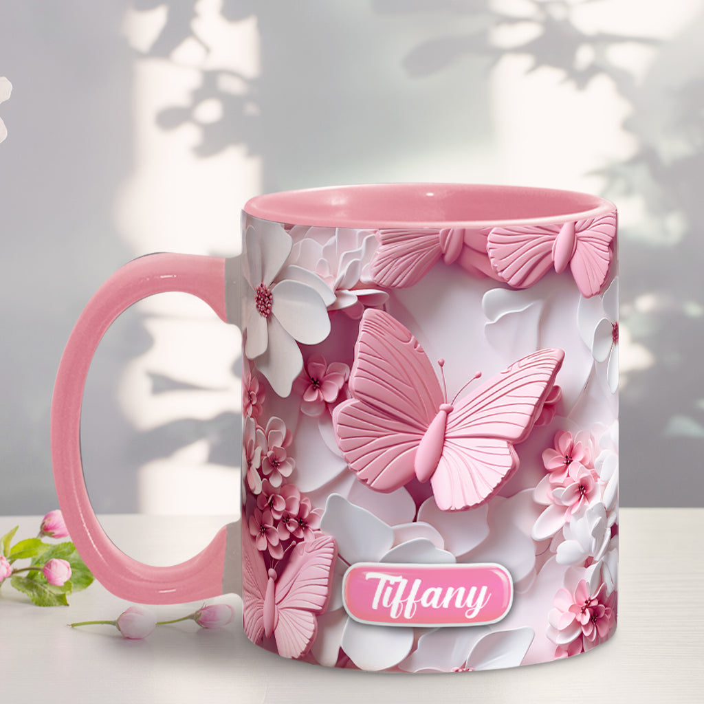 Magnifiques papillons - Mug personnalisé à motif papillon