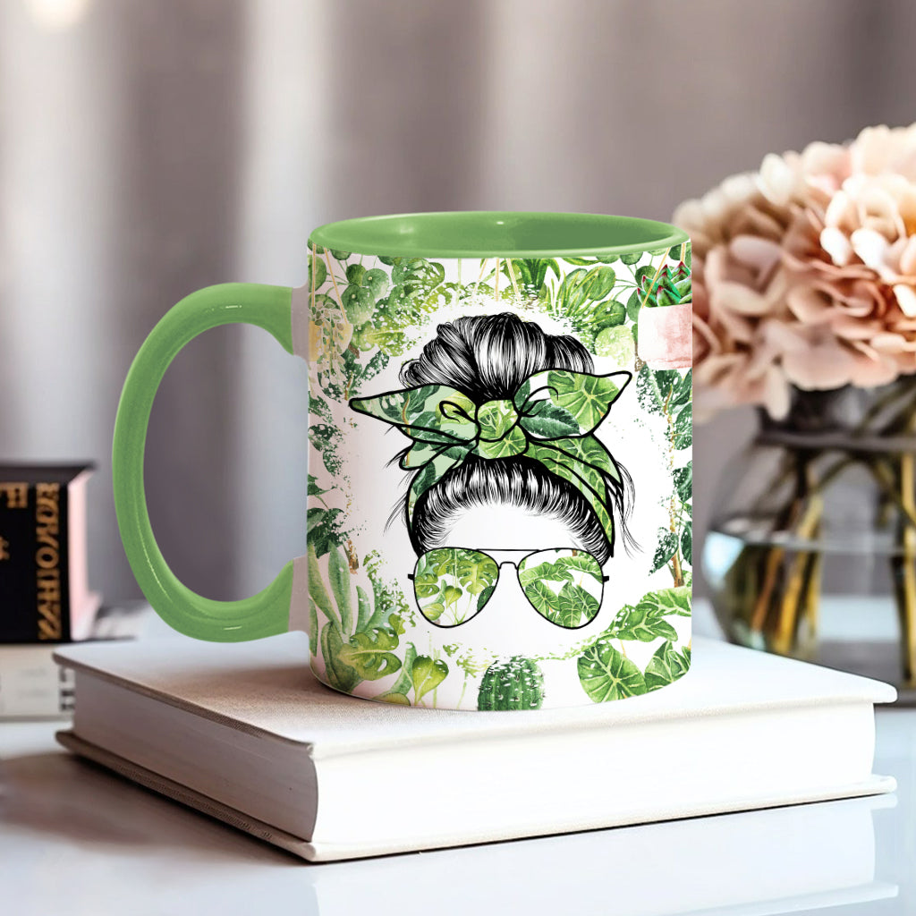 Je suis passionné(e) de plantes, quel que soit votre nom - Mug personnalisé pour les amoureux du jardinage