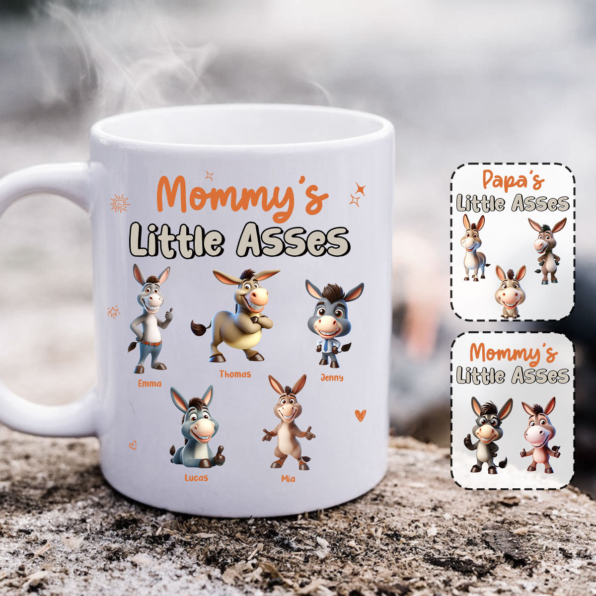 Mug personnalisé pour maman, grand-mère, petit trésor (quel que soit le titre) -