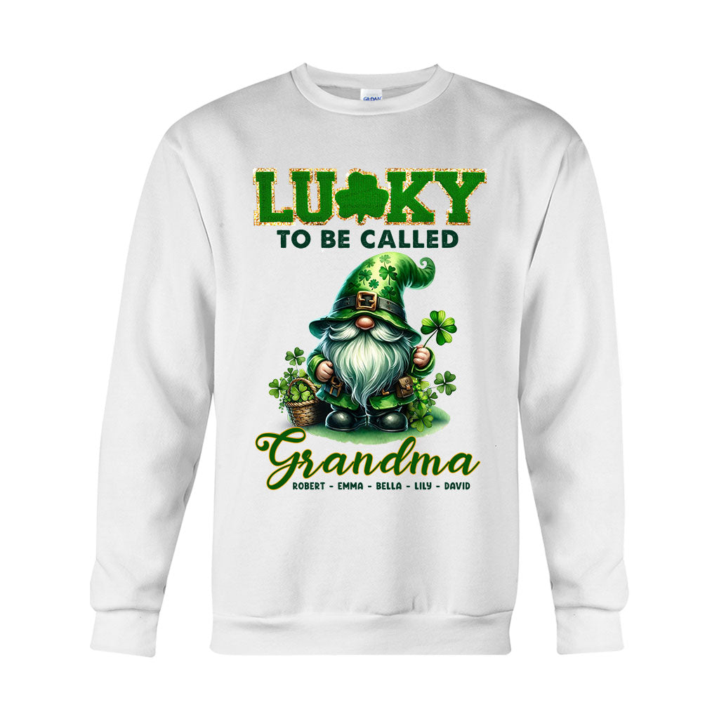 Lucky To Be Called Nana/ Mimi... - Personalized Grandma T-shirt And Hoodie