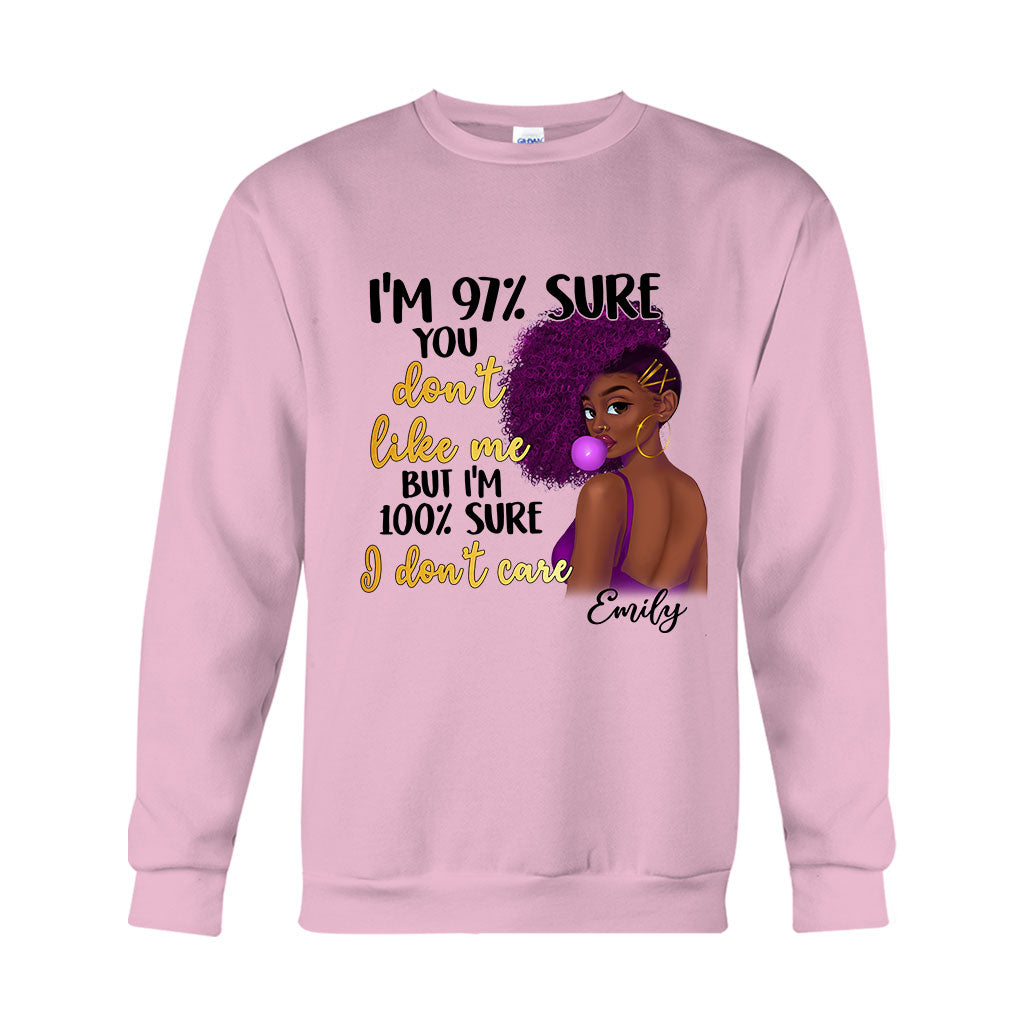 Je m'en fiche - T-shirt et sweat à capuche personnalisés pour Afro-Américains