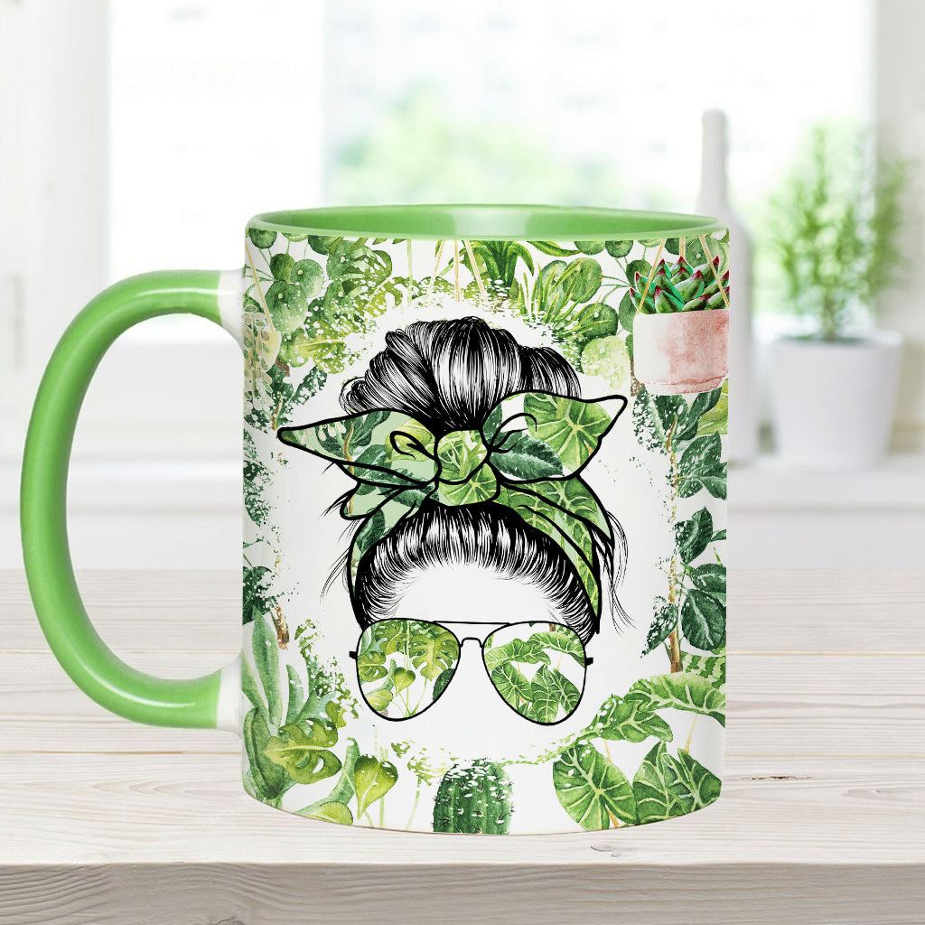 Je suis passionné(e) de plantes, quel que soit votre nom - Mug personnalisé pour les amoureux du jardinage