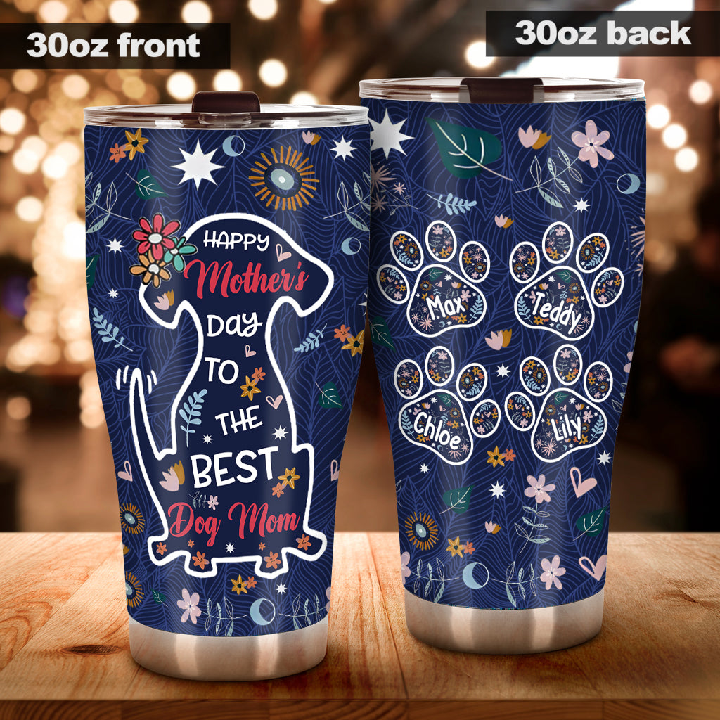 Bonne fête des mères à la meilleure maman de chien ! Gobelet isotherme personnalisé pour chien
